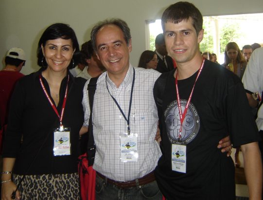 Ex-presidente da Associa��o de Campinas, Dr. Jamiro com sua esposa e Fabian Rodrigues