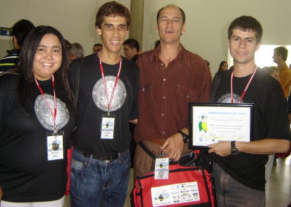 Os s�cios correspondentes Margarida, Wander e Mr. Ayres e Fabian Rodrigues