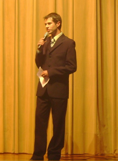 Fabian Rodrigues no discurso de abertura