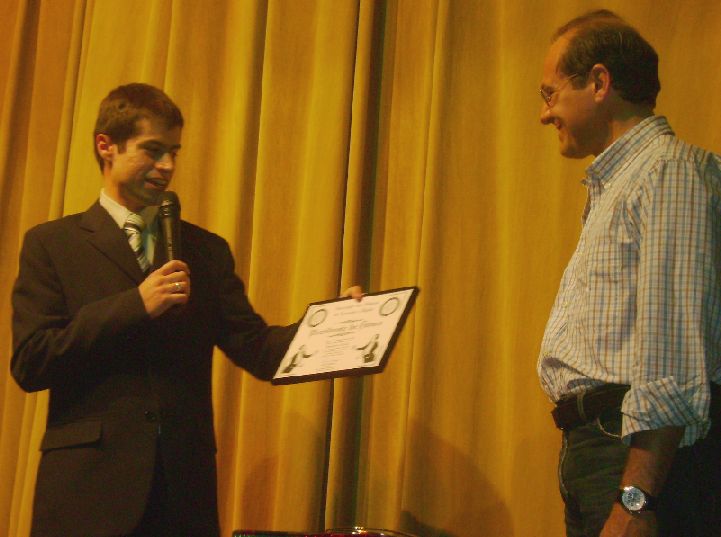Fabian Rodrigues e a entrega do ttulo de Presidente de Honra ao Dr. Frederico de So Pedro (Kiko)