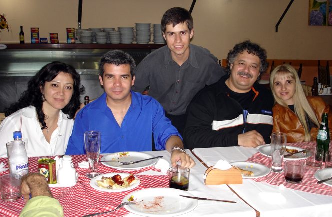 Sandra, Robson, Fabian Rodrigues, �tila e Rosi