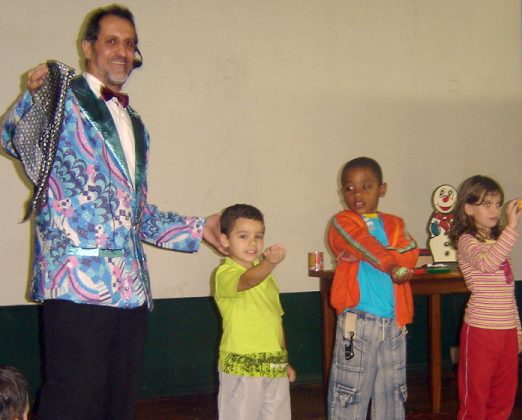 Gustini e a participa��o de seus pequenos ajudantes