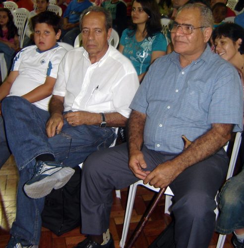 Tamb�m entre os espectadores, Reinaldo e Alan Pach�